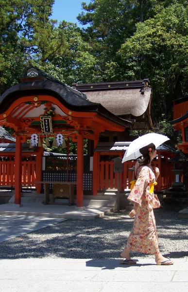 A Fushimi Inari, nell'agosto 2007.