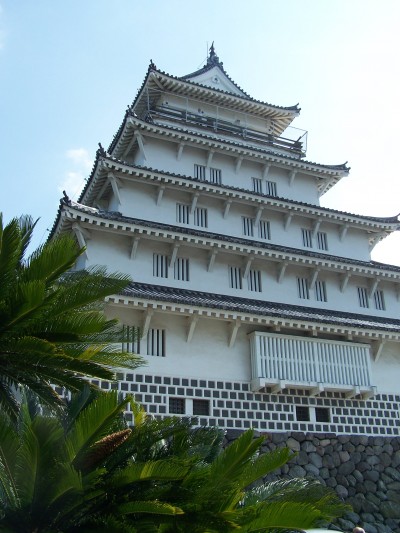 Il castello di Shimabara, dove ho gustato la celebre variante locale della zuppa ozoni. 2009.