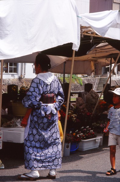 Takayama. Al mercato. Aprile 2009.